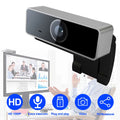 HD 1080P Webcam with Microphone — Auto Focus USB Webcam for Streaming, Video Calls & Remote Work