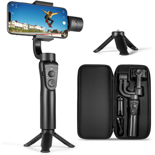 3-Axis Phone Gimbal Stabilizer — Handheld Smartphone Stabilizer for Video & Content Creation
