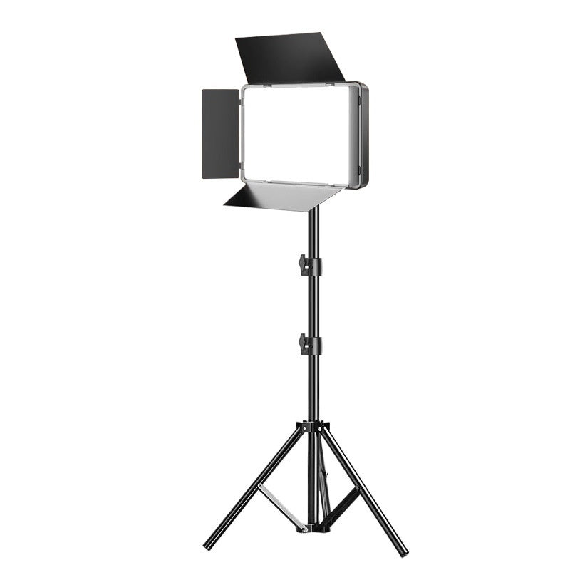 LED Video Fill Light Panel with Stand — Streaming & Photography Key Light, 3 Color Temps