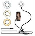 LED Ring Light — Adjustable Mini Lighting for Makeup, Video Calls & Content Creation