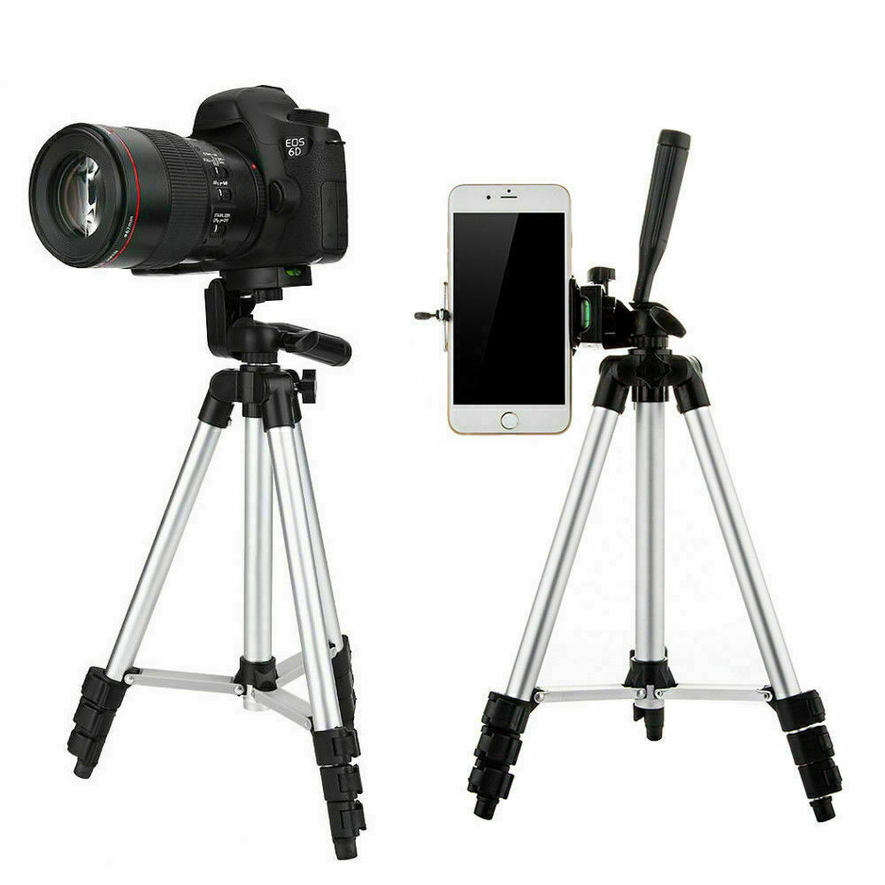 Portable Phone Tripod Stand — Hands-Free Holder for Video Calls, Content Creation & Live Streaming