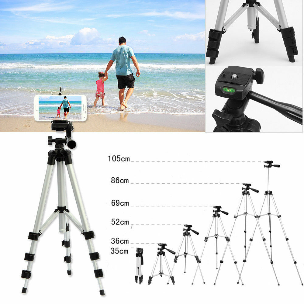 Portable Phone Tripod Stand — Hands-Free Holder for Video Calls, Content Creation & Live Streaming