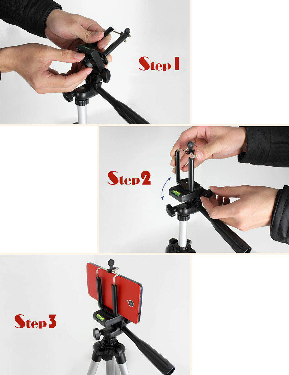 Portable Phone Tripod Stand — Hands-Free Holder for Video Calls, Content Creation & Live Streaming