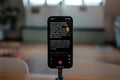 Portable Teleprompter for Phone — Smartphone Prompter for Creators